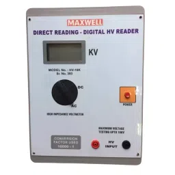 Maxwell AC/DC Digital High Voltage Reader 10 kV 20 mA, DC HV-10K-22