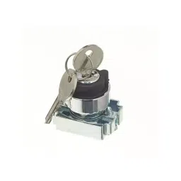 RS PRO 2 Position Key Switch Head Spring Return 22 mm Cutout, 2052373-2