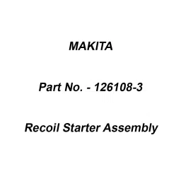 Makita Recoil Starter Assembly Suitable For RBC411U, Part No 126108-3-32