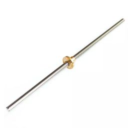 Invento ISC 1666-2 400x2x8mm Square Thread Trapezoidal Lead Screw for 3D Printer, CNC, Robotics, DIY Projects etc image 1