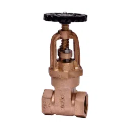 Leader 3/8 Inch, 10 mm Gun Metal Wheel Operated Gate Valve IS 002-picture-12