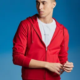 Red Flame Men Hooded Sweatshirt-image-5