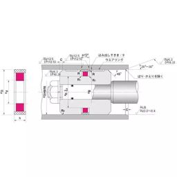 NOK φ1150x1110 mm SPG Type PTFE + Nitrile Rubber Packing Seal, SPG 1150 1110 19.7-image-35