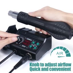 YIHUA 882D Soldering Iron Station Multi-Functional Rework Soldering Iron Station Powerful 882D Hot Air Rework Station With Adjustable Temperature and Airflow For Electronics Repair - RS6797YIHUA 882D Soldering Iron Station Multi-Functional Rework Soldering Iron Station Powerful 882D Hot Air Rework Station With Adjustable Temperature and Airflow For Electronics Repair - RS6797 image 4