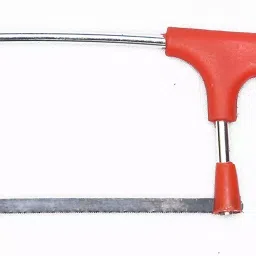 GLOBUSjunior Hacksaw Frame With Blade And Plastic Handle (Red, 150Mm, 6-Inch)-7