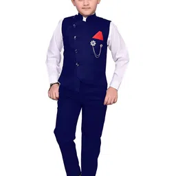 VALUE CREATION Boys Waistcoat Shirt & Trousers 3-Piece Suit-56