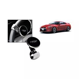 Auto Pearl I-Pop Sparkling Grey Car Power Steering Wheel Platinum Big Knob Spinner Compatible with GT-R-image-87
