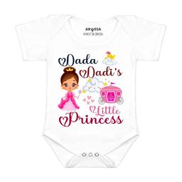Arvesa Dada Dadi Little Princess Printed Bodusuit-image-89