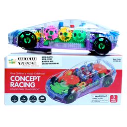 WOW Toys Delivering Joys of Life 3D Concept Gear Car with Lights & Sound - Multicolour-50
