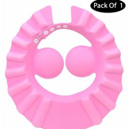 Mihar Essentials Adjustable Bathing Baby Shower Cap  Pack Of 1 - PINK-picture-18