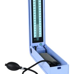 Dr. Odin OLS103 LCD Mercury-Free Sphygmomanometer - Latex Bladder, Latex Bulb, Cotton Cuff Accurate Blood Pressure Monitor, Environmentally Friendly, BP Machine (Sky Blue)-22
