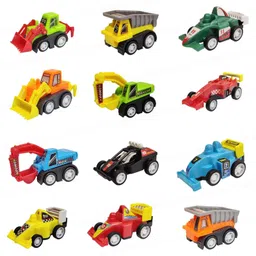 FunBlast Unbreakable Pull Back Vehicles Toys for KidsPack of 12 Multicolor-picture-15