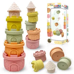 Wembley Toys Castle Stacking Bath Toy - Multicolor-picture-3