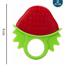 Tiny Tycoonz Fruit Shape and Giraffe Shaped Silicone Teether Pack of 2 - Multicolor image 2