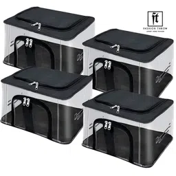 Fashion Throw Grey Set of 4 Super Strong Drawer Organiser Organisers-picture-20