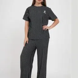 Lugo Women Black Co-ords Set-picture-1