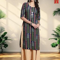 HERE&NOW Women Pack Of 2 Ethnic Motifs Printed Kurta-image-95