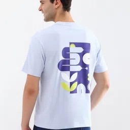 Allen Solly Men Graphic Printed Round Neck Cotton T-shirt-picture-48