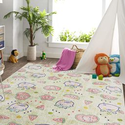 Kaleen India Lime Green Polyester Carpets-picture-35