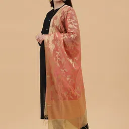 BAESD Woven Design Dupatta with Zari image 4