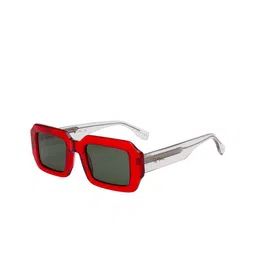 Ted Smith Unisex Square Sunglasses with Polarised Lens image 2