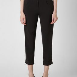 Van Heusen Woman Women Slim Fit Pleated Formal Trousers-picture-34