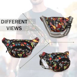 Worldstar Elegant Style Travel Pouch Passport Holder Waist Bag Travel/Passport Holder/ Adjustable Strap/Bumbag Waist Bag Waist Bag-image-69