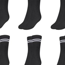 MUKHAKSH Kids Black Socks-picture-43