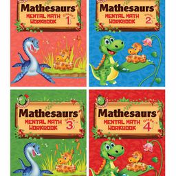 Mathesaurs Mental Math Grade 1st to 4th Book Pack of 4 - English-16