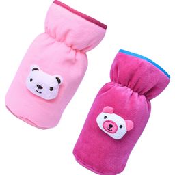 The Little Looker Plush Cotton Bottle Cover Pink Pack of 2 - Fits 330 ml Bottle-27