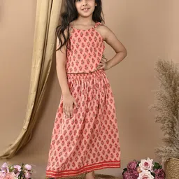 Sangria Girls Printed Lehenga Choli-image-96