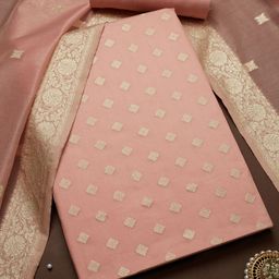 Soch Woven Design Unstitched Dress Material-image-8
