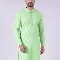 Aurik Men Mandarin Collar Straight Kurta-picture-11