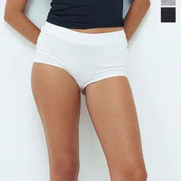 H&M Pack Of 3 Cotton Shortie Briefs-image-92