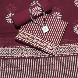 Farooq Dyeing Striped Pure Cotton Unstitched Dress Material-picture-23