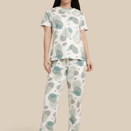 TWIN BIRDS Women Printed Night suit-image-47