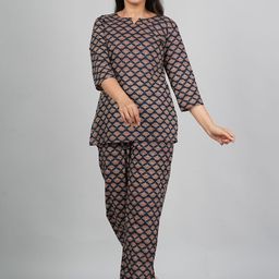 JALMALA Printed Kurta With Trousers-image-75