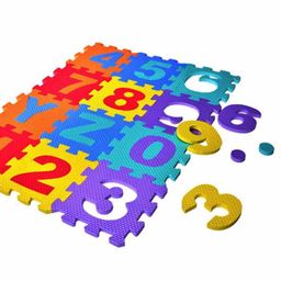 VWorld Interlocking Alphabet & Numbers Floor Puzzle Multicolor - 36 Pieces image 2