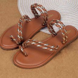 Metro Women One Toe Flats-image-65