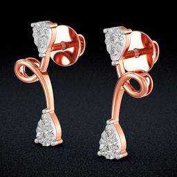 Joyalukkas Interwoven Diamond Earrings -1.89 gm-picture-31