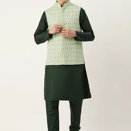Sayisha Woven Design Nehru Jackets-57