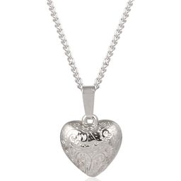 CZARDONIC Silver-Plated Heart Shaped Pendant with Chain-19
