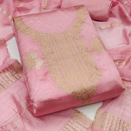 SAINOOR Banarasi Jacquard Woven Design Unstitched Dress Material-image-39
