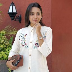 CORSICA Floral Print Shirt Style Top-picture-17