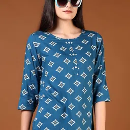 V-Mart Ethnic Motifs Printed Kurti-image-16