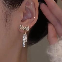 ONUYX Gold-Plated Alloy Zircon Earrings-24