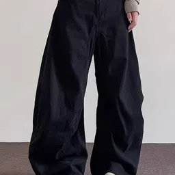 StyleCast Men Easy Wash Loose Fit Trousers-picture-18