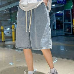 StyleCast Men Denim Mid-Rise Shorts-image-5