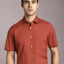 Louis Philippe Spread Collar Formal Shirt-picture-0