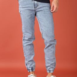 V-Mart Men Jogger Light Fade Stretchable Jeans-picture-42